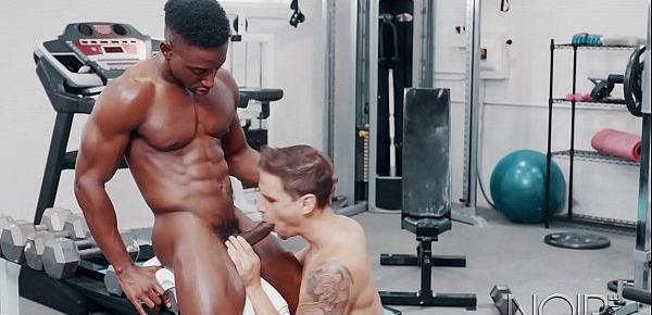  NOIR MALE Alone 2Gether in Gym Eat & Fuck that HOT ASS